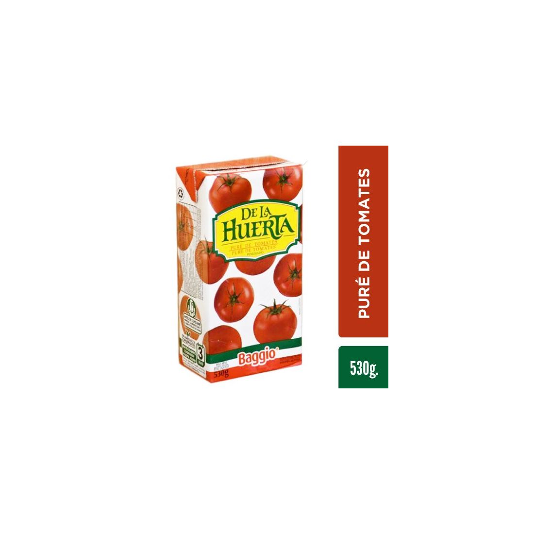 BAGGIO HUERTA Pure De Tomate 530gr