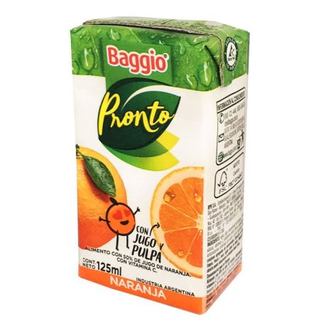 BAGGIO PRONTO Junior Naranja 125ml