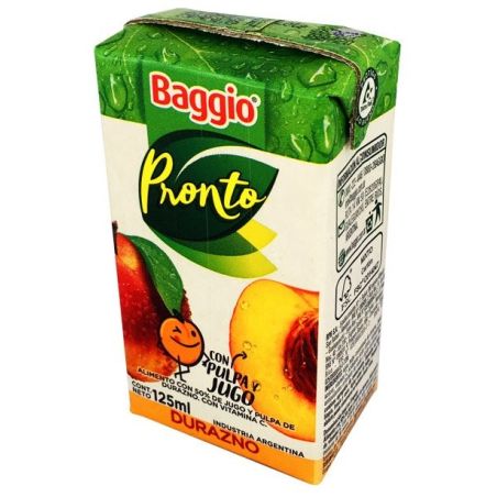 BAGGIO PRONTO Junior Durazno 125ml