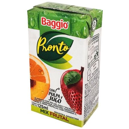 BAGGIO PRONTO Junior Mix Frutal 125ml