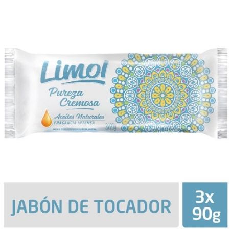 LIMOL Jabon Cremoso 90gr x 3 Un.