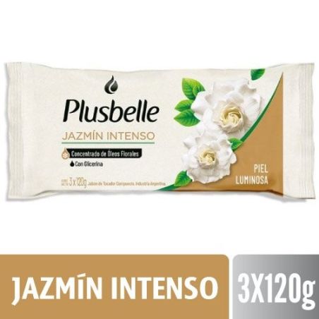 PLUSBELLE Jabon Jazmin 120gr x 3un.