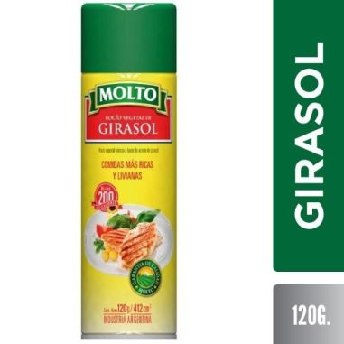 MOLTO Aceite Girasol Aerosol 120cc