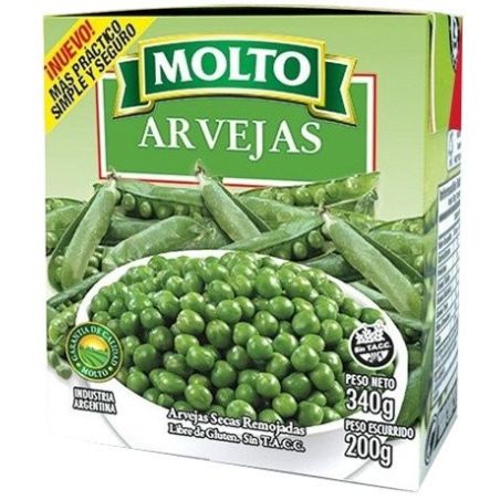 MOLTO Arvejas Tetra 340gr
