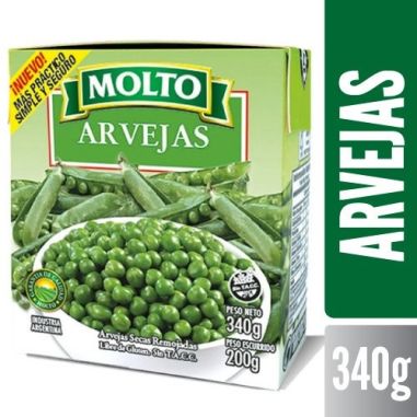 MOLTO Arvejas Tetra 340gr