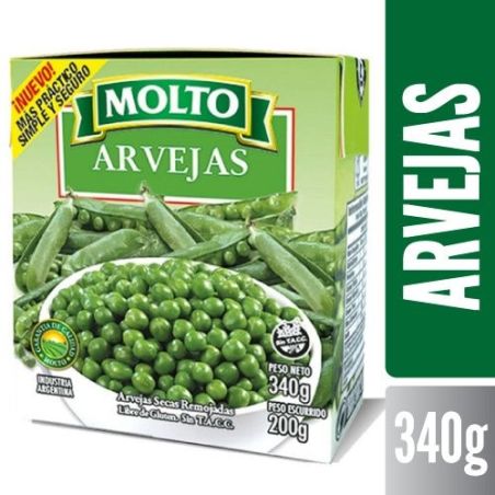 MOLTO Arvejas Tetra 340gr