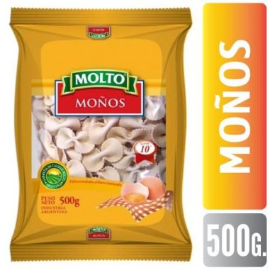 MOLTO Fideo Huevo Moño 500gr