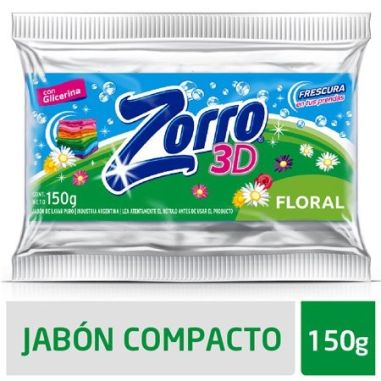 ZORRO JABON PAN BICARBONATO 150GR