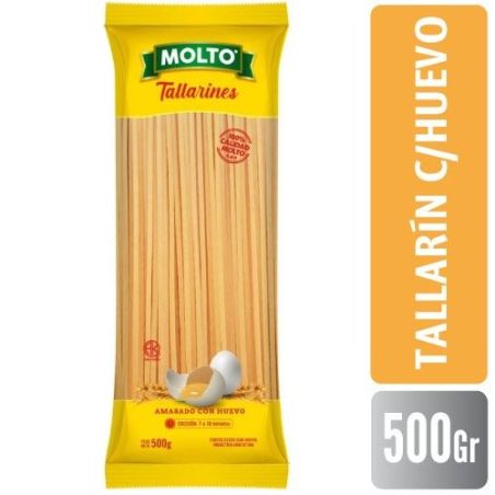 MOLTO Fideo Huevo Tallarin 500gr
