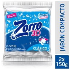 ZORRO Jabon Pan Clasico 150gr x 2Un.
