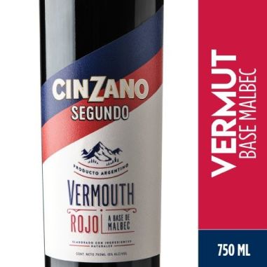 CINZANO Segundo Vermouth Rojo 750ml
