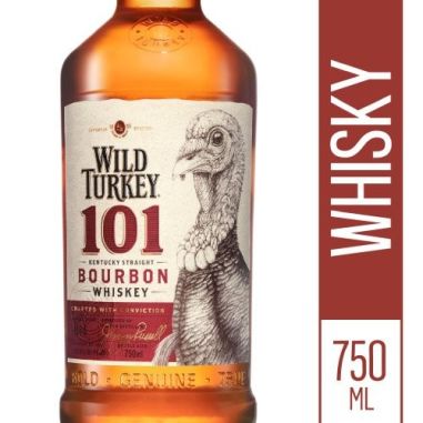 WILD TURKEY 101 Whisky Bourbon 750ml