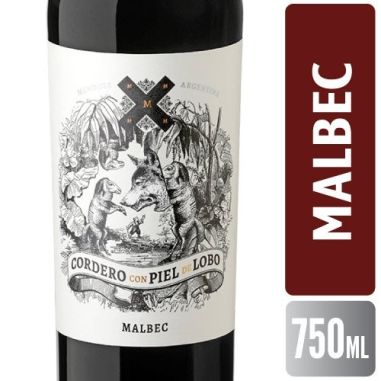 CORDERO Con Piel De Lobo Malbec 750 ml