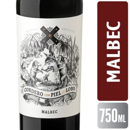 CORDERO Con Piel De Lobo Malbec 750 ml