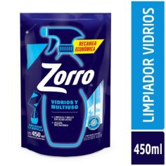 ZORRO Limpiador Vidrio D/P 450ml
