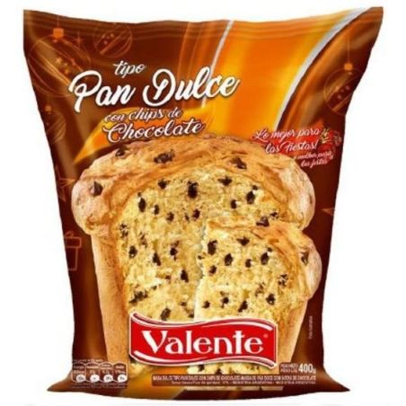 VALENTE Pan Dulce con Chips Choco 400gr