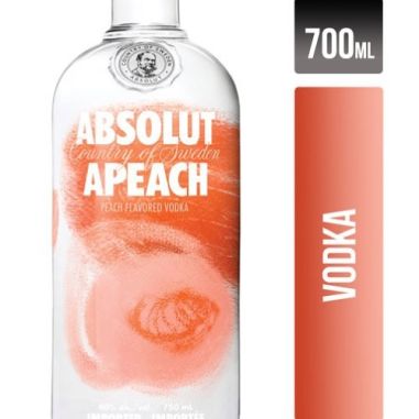 ABSOLUT VODKA PEACH 700ML