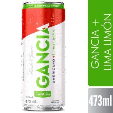 GANCIA + Lima Limon Lata 473ml