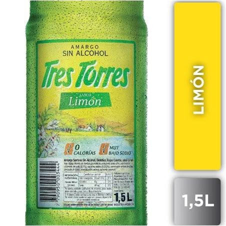 TRES TORRES Amargo Limon 1.5Lt
