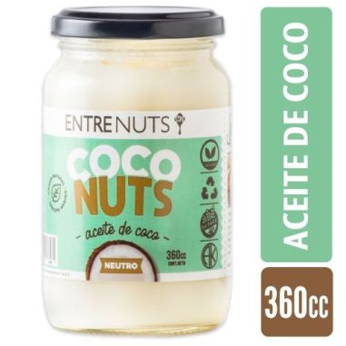ENTRENUTS Aceite De Coco Neutro 360g