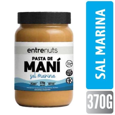 ENTRENUTS Pasta De Mani Sal Marina 370gr