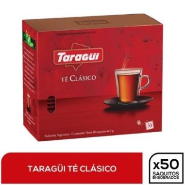 TARAGUI TÉ NEGRO X 50 SOBRES