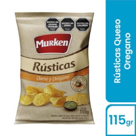 MURKEN Papas Rusticas Queso Y Oregano 115gr