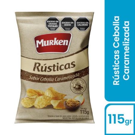 MURKEN Papas Rusticas Cebolla Caramelizada 115gr