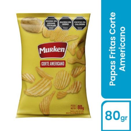 MURKEN Papas Clasicas Corte Americano 80gr