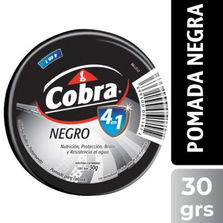 COBRA POMADA NEGRA 4EN1  30GR