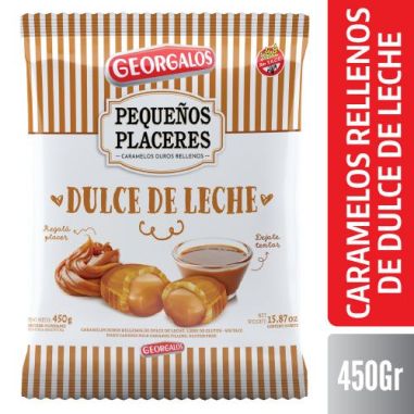 GEOR. CARAMELOS RELLENOS DE DULCE DE LECHE X 450 GR