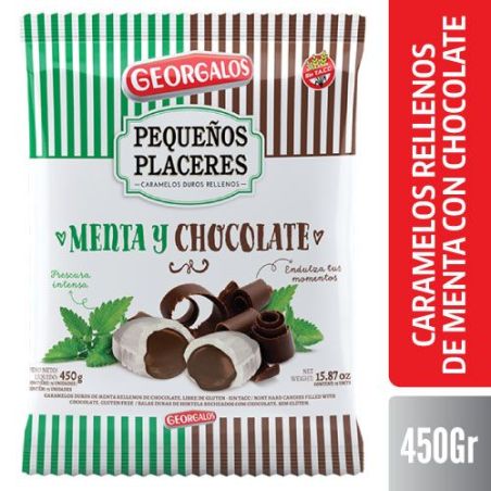 GEOR. CARAM. RELL. DE MENTA  CHOC. X 450GR