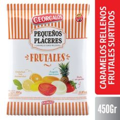 GEOR. CARAMELOS RELLENOS FRUT. SURTIDOS X 450GR