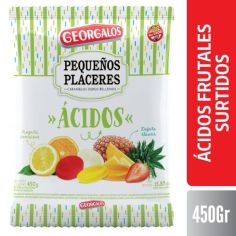 GEOR. CARAMELOS ÁCIDOS FRUTALES SURTIDOS X 450GR