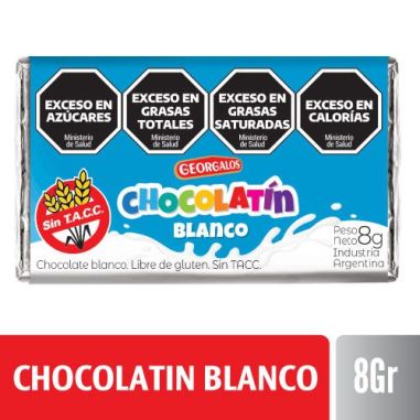 GEORGALOS CHOCOLATIN BLANCO 40 X 8 GR