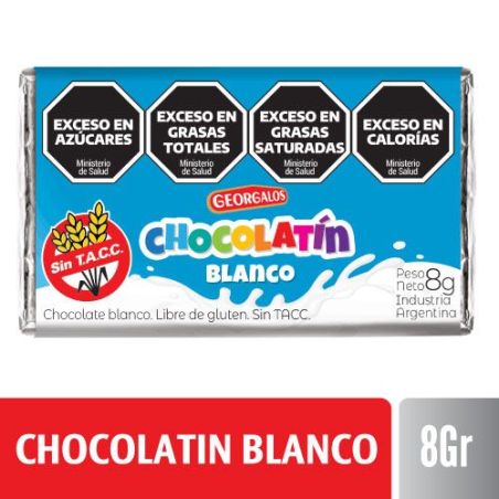 GEORGALOS CHOCOLATIN BLANCO 40 X 8 GR