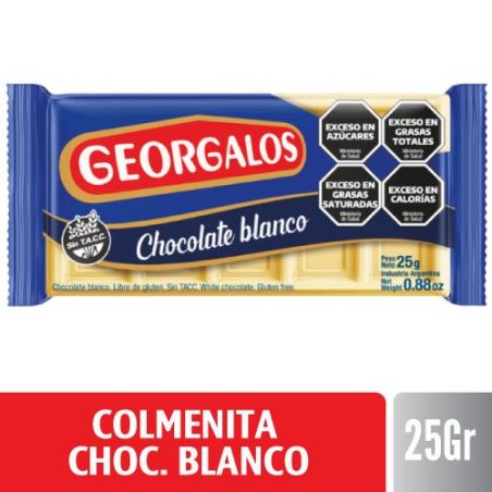 GEOR. COLMENITA CHOC. BLANCO 24 X 25GR