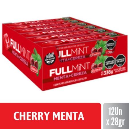FULLMINT CARAM. D. CHERRY MENTA 12X28GR