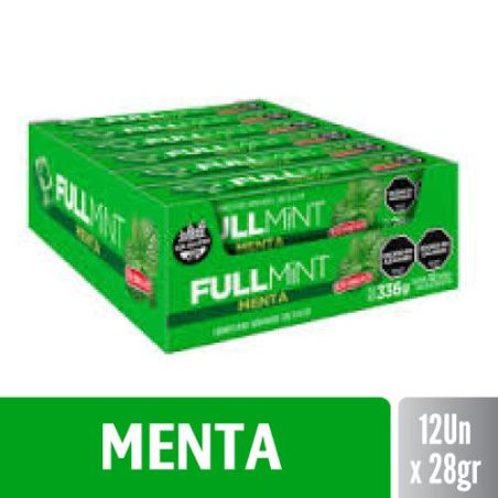 FULLMINT CARAM. DUR. SABOR MENTA 12 X 28 GR