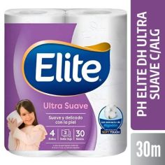 ELITE Papel Doble Hoja ULTRA SUAVE 30Mts. x4un.