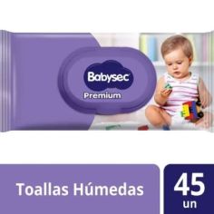 BABYSEC Toalla Humeda Premium 45un.