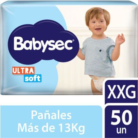 BABYSEC Pañal Hiper ULTRASOFT XXG 50un.