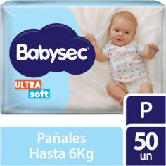 BABYSEC Pañal Mega ULTRASOFT P 50un.