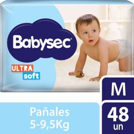 BABYSEC Pañal Mega ULTRASOFT M 48un.
