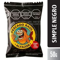 FANTOCHE Alfajor Pescado Negro 50 Gr