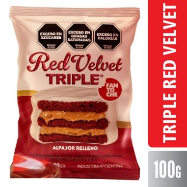 FANTOCHE Alfajor Triple Red Velvet 100 Gr