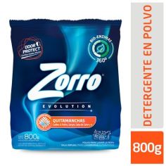 ZORRO Quitamancha Polvo Matic 800gr