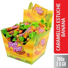 FLYNN PAFF CARAMELOS EST.  BANANA 70 X 8 GR