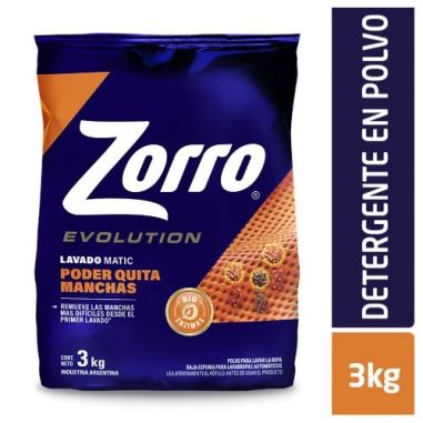 ZORRO Evolution Quitamancha Polvo 3kg