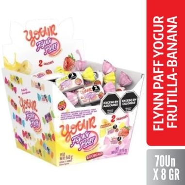 FLYNN PAFF CARAM. EST. YOG. FRUT.  BANANA 70X8GR